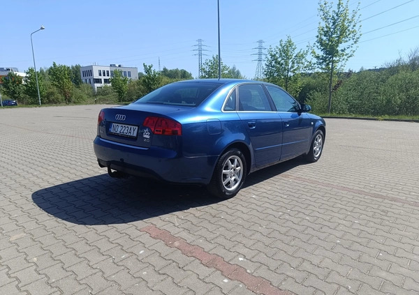 Audi A4 cena 15600 przebieg: 180000, rok produkcji 2005 z Olsztyn małe 137